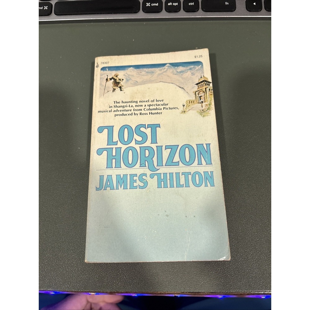 Lost Horizon by James Hilton - 1974 Pocket Book Edition - Movie Tie-in Paperback